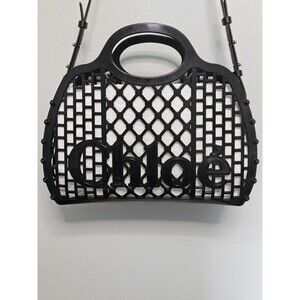 Chloé Cage Jelly Tote Black MSRP $750